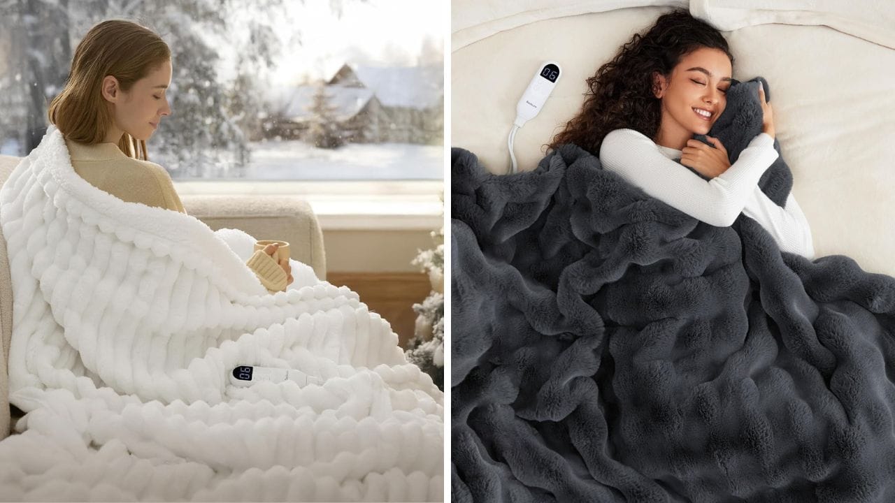 Bedsure Heated Blanket Electric Throw: Stay Cozy This Fall and Winter