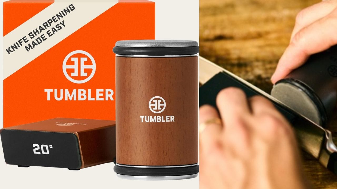 The Original Tumbler Rolling Knife Sharpener™: A Game Changer for Cooks