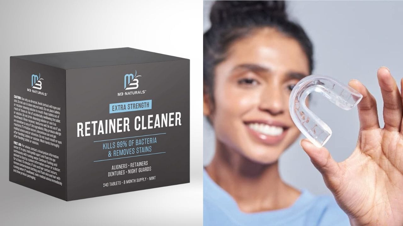 M3 Naturals Retainer and Denture Cleanser: Stop Bacteria Now