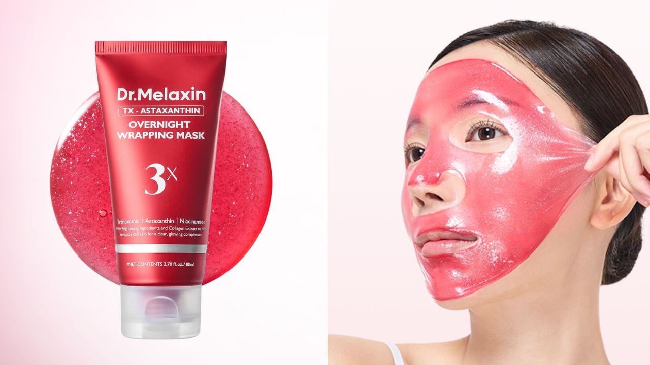 Dr.Melaxin TXA Astaxanthin Overnight Wrapping Peel Off Mask: Wake Up Glowing