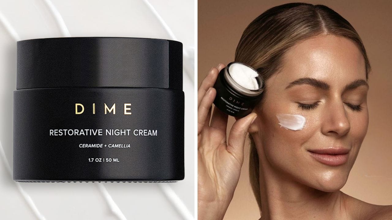 Dime Beauty Restorative Night Cream: Luxury Skincare Without the Price Tag