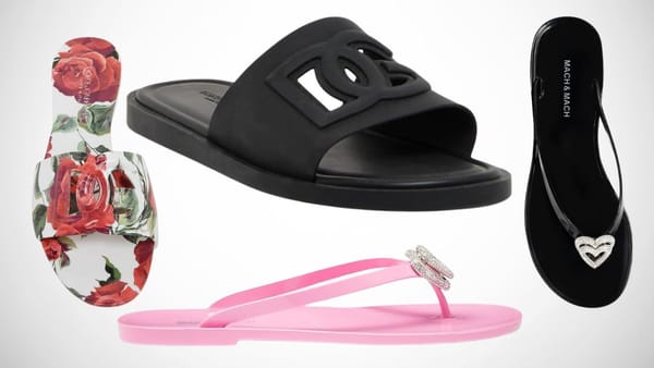 Designer Flip Flops: Mach & Mach, Dolce & Gabbana, Stella McCartney