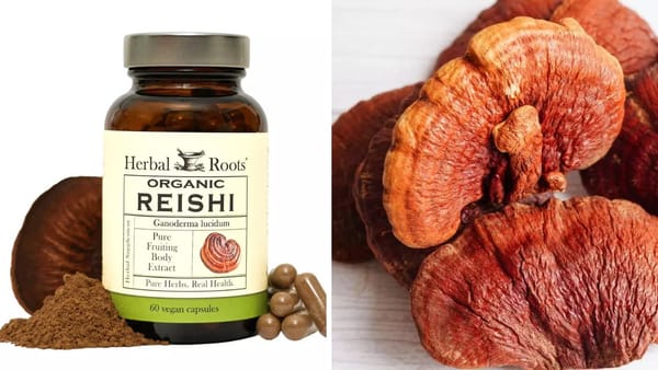 Herbal Roots Organic Reishi Mushroom Supplement: Nature's Best Boost