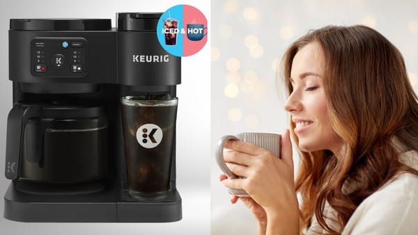Keurig K-Duo Essentials: Hot & Iced Single-Serve K-Cup Pod Coffee Maker & Carafe
