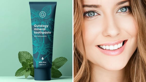 Gutology Natural Probiotic Hydroxyapatite Toothpaste: The Fluoride-Free Secret to Stronger, Whiter Teeth