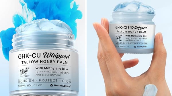 HealthyDerm Copper Peptides GHK-Cu Beef Tallow for Skin Review