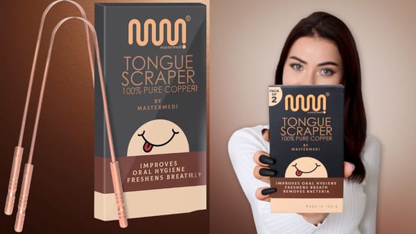 Copper Tongue Scraper: MasterMedi Tongue Scraper with Case Review